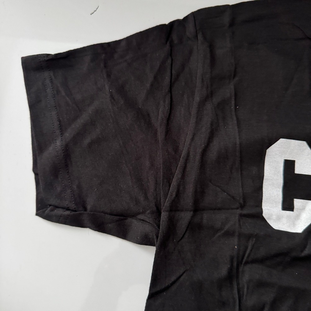 Tultex Coach Graphic T Shirt Black‎ Short Sleeve Crew Neck Size Medium - Picture 2 of 12